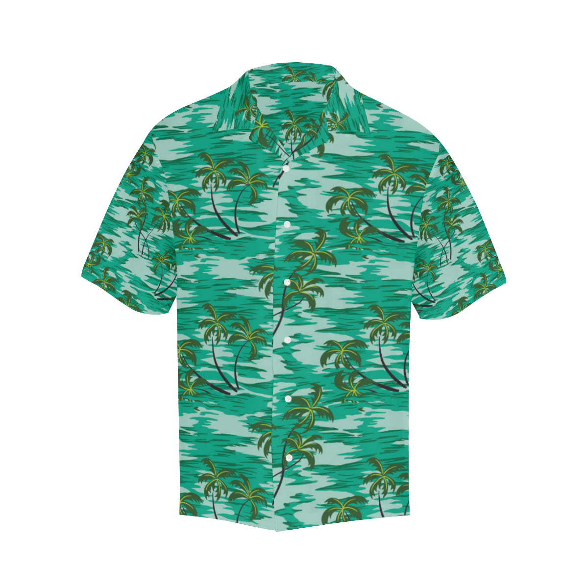 Palm Tree Pattern Print Design A01 Men's Hawaiian Shirt