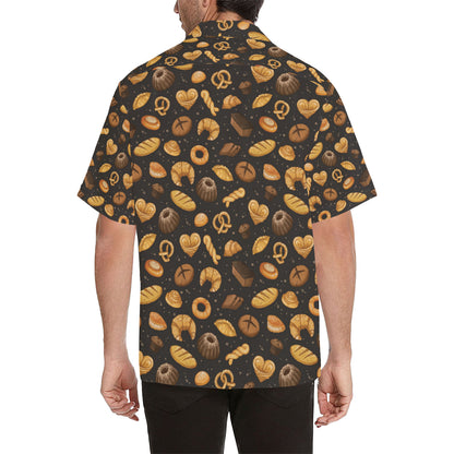Bread Pattern Print Design 05 Men's Hawaiian Shirt
