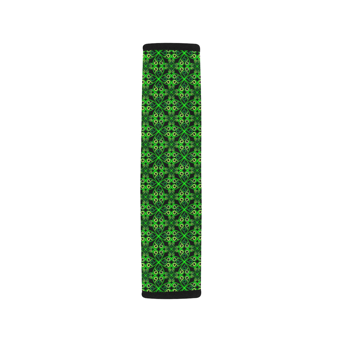 Celtic Green Neon Design Car Seat Belt Cover