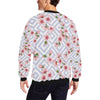 Cherry Blossom Pattern Print Design CB07 Men Long Sleeve Sweatshirt