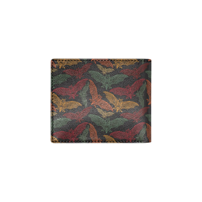Bat Tribal Pattern Print Design 03 Men's ID Card Wallet