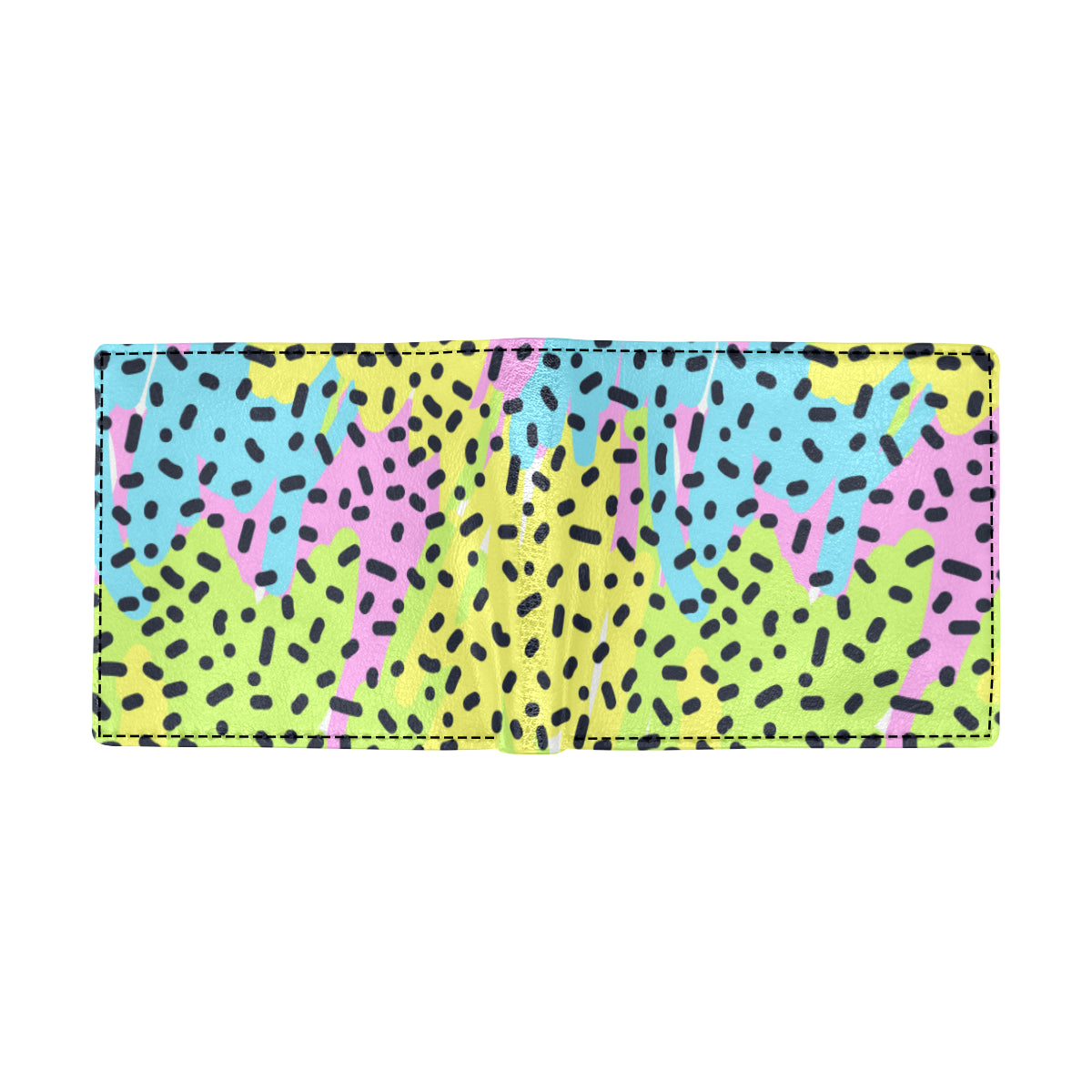 90s Pattern Print Design 2 Men's ID Card Wallet