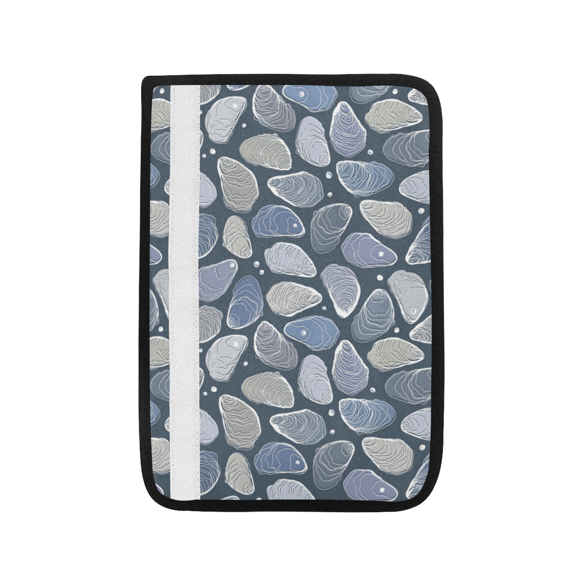 Oyster Pattern Print Design 02 Car Seat Belt Cover