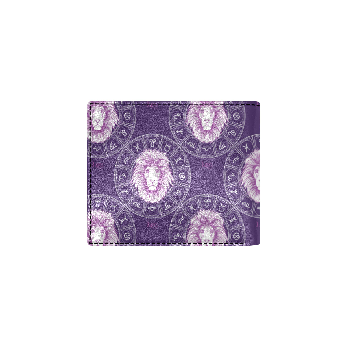 Leo Pattern Print Design 04 Men's ID Card Wallet