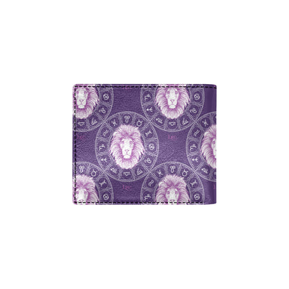 Leo Pattern Print Design 04 Men's ID Card Wallet