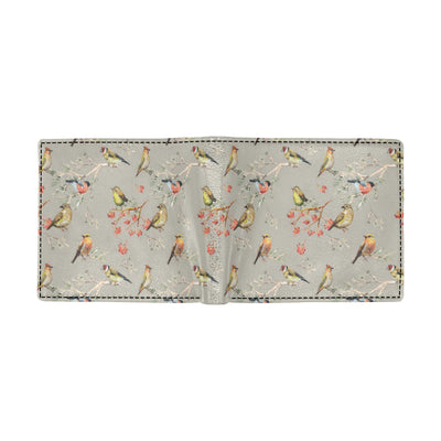 Birds Pattern Print Design 03 Men's ID Card Wallet