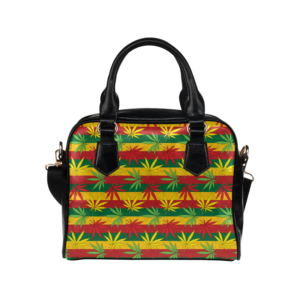 Rasta Pattern Print Design A03 Shoulder Handbag