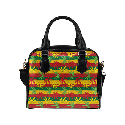 Rasta Pattern Print Design A03 Shoulder Handbag