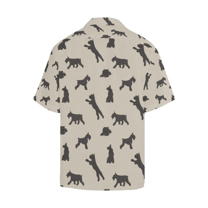 Schnauzers Pattern Print Design A06 Men's Hawaiian Shirt