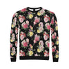 Rose Pattern Print Design RO010 Men Long Sleeve Sweatshirt