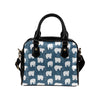 Polar Bear Pattern Print Design A01 Shoulder Handbag