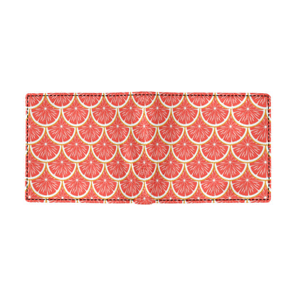 Grapefruit Pattern Print Design GF07 Men's ID Card Wallet