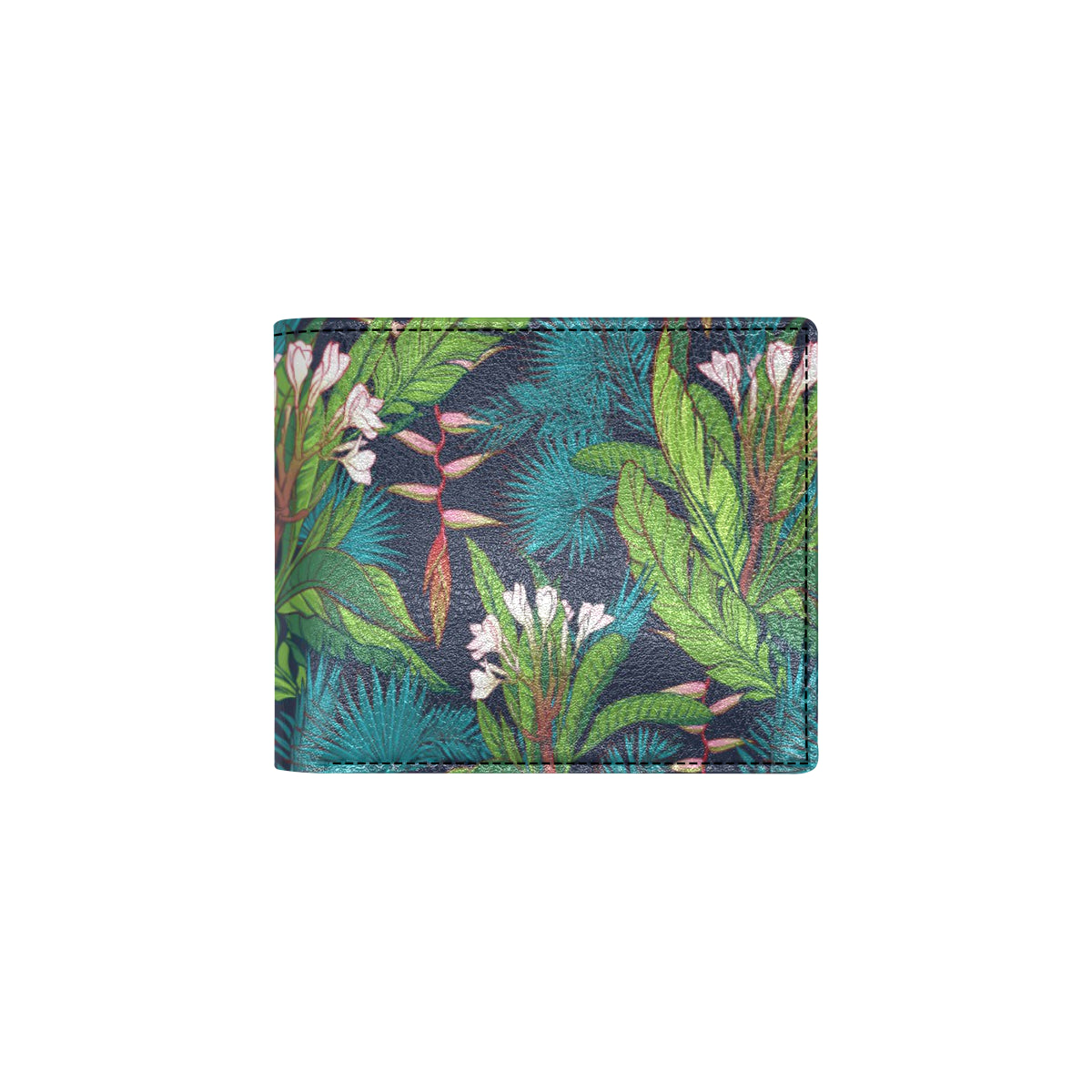 Rainforest Pattern Print Design RF01 Men's ID Card Wallet