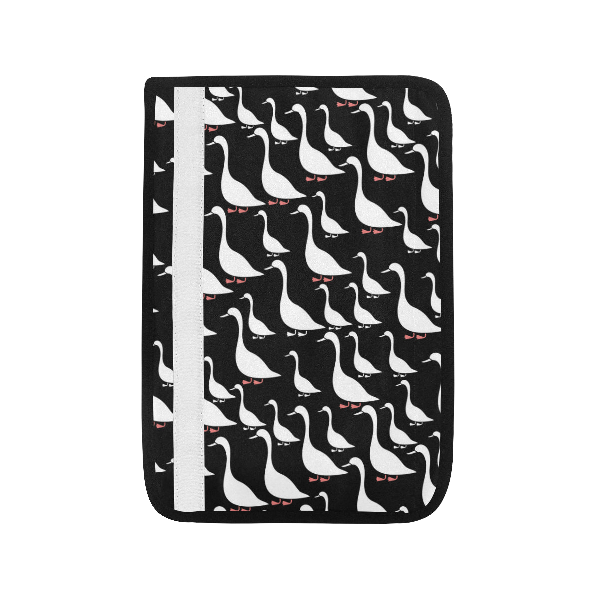 Goose Pattern Print Design 01 Car Seat Belt Cover