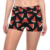 Watermelon Pattern Print Design WM01 Yoga Shorts