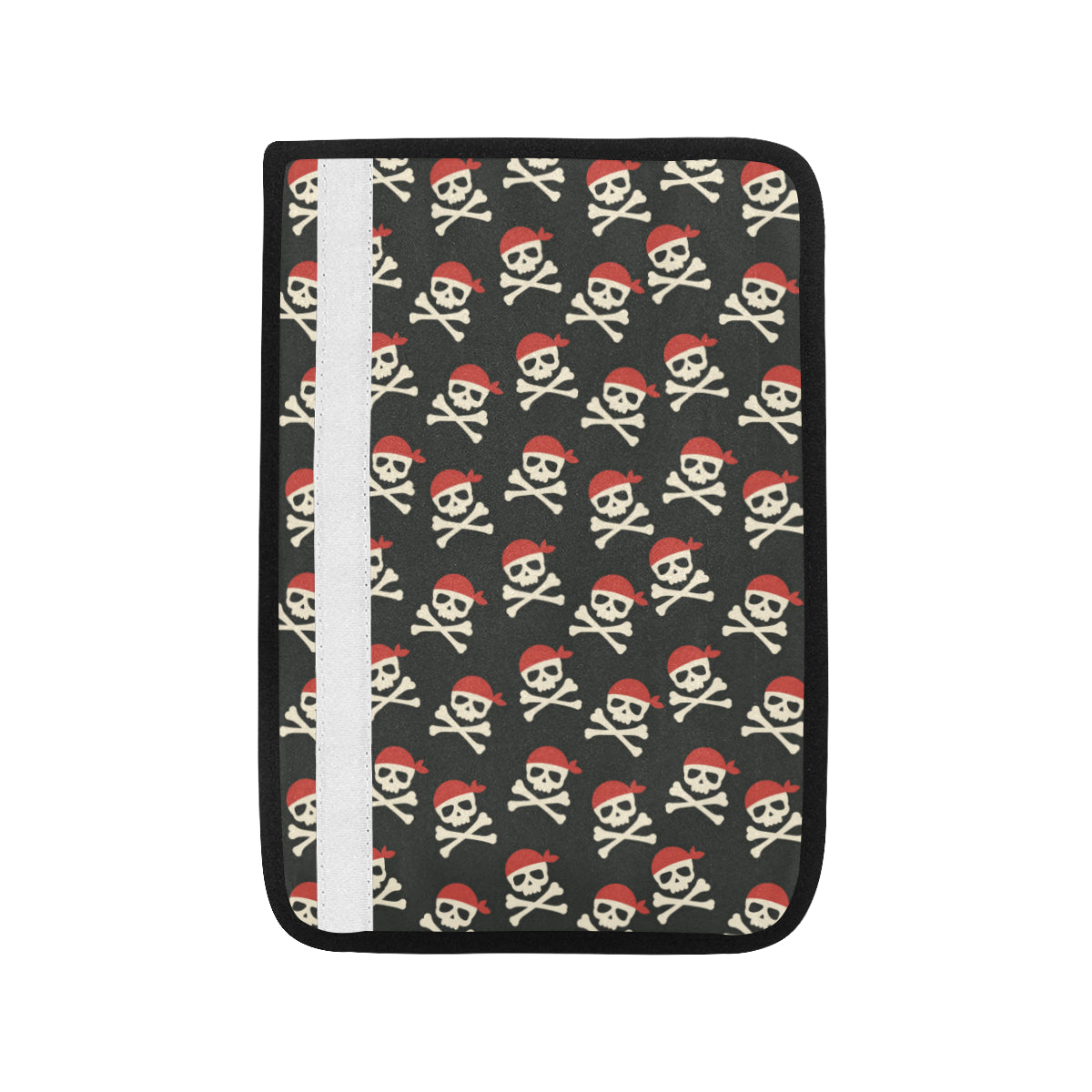 Pirate Pattern Print Design A04 Car Seat Belt Cover