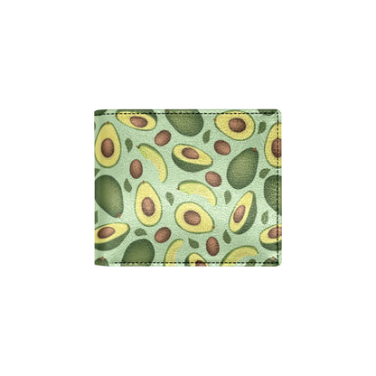 Avocado Pattern Print Design AC01 Men's ID Card Wallet