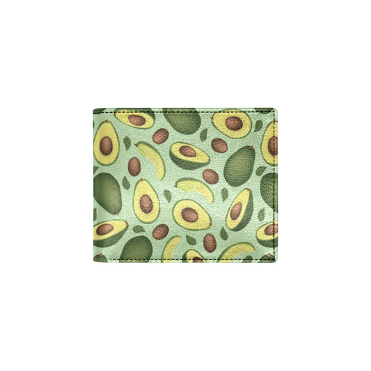 Avocado Pattern Print Design AC01 Men's ID Card Wallet