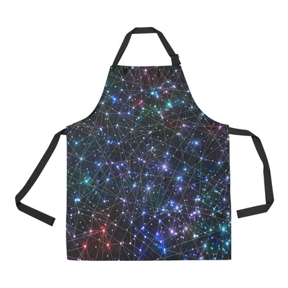 Cosmic Pattern Print Design 01 Apron with Pocket