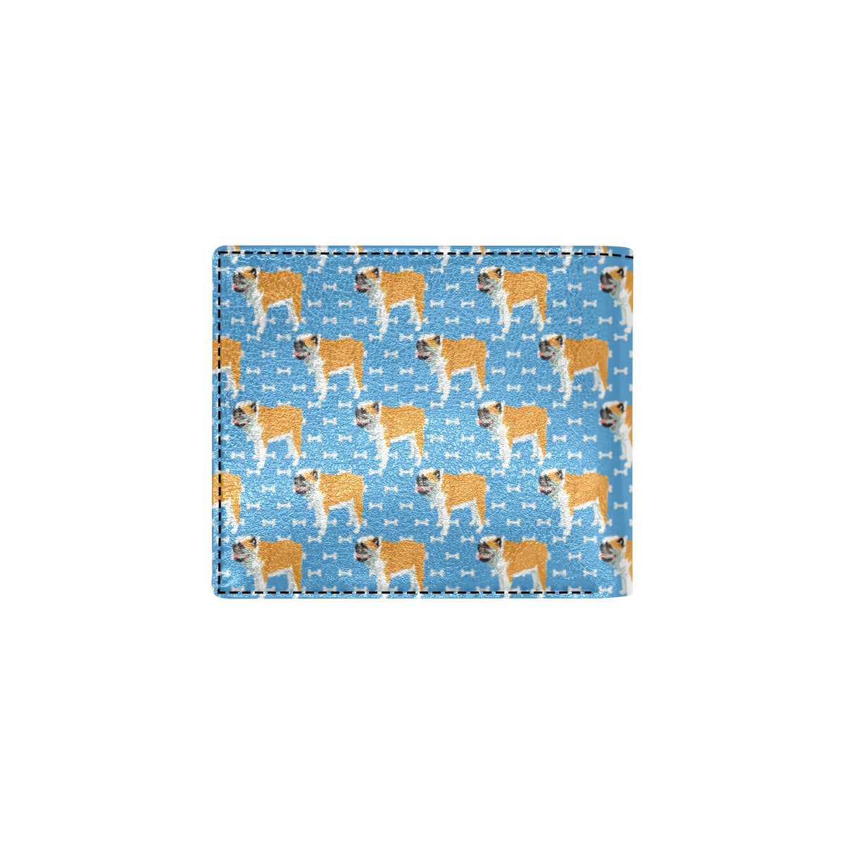 Bulldogs Pattern Print Design 06 Men's ID Card Wallet