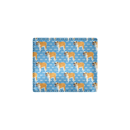 Bulldogs Pattern Print Design 06 Men's ID Card Wallet