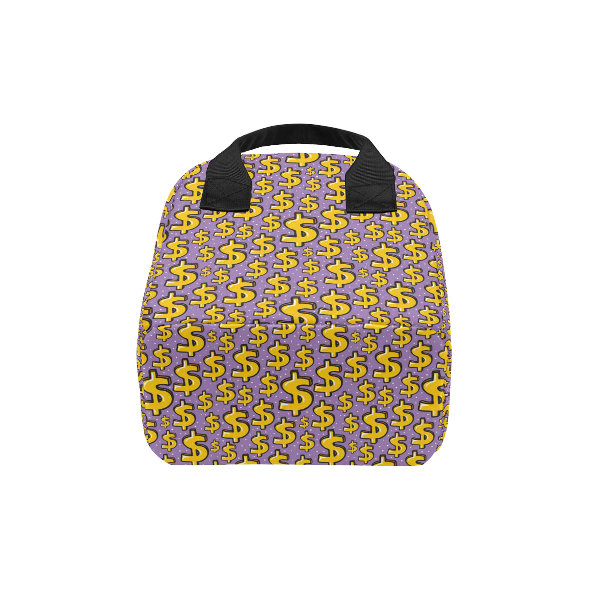 Dollar Pattern Print Design DO01 Insulated Lunch Bag