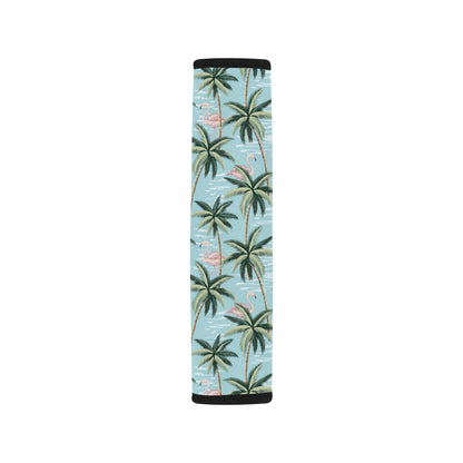 Palm Tree Pattern Print Design PT05 Car Seat Belt Cover
