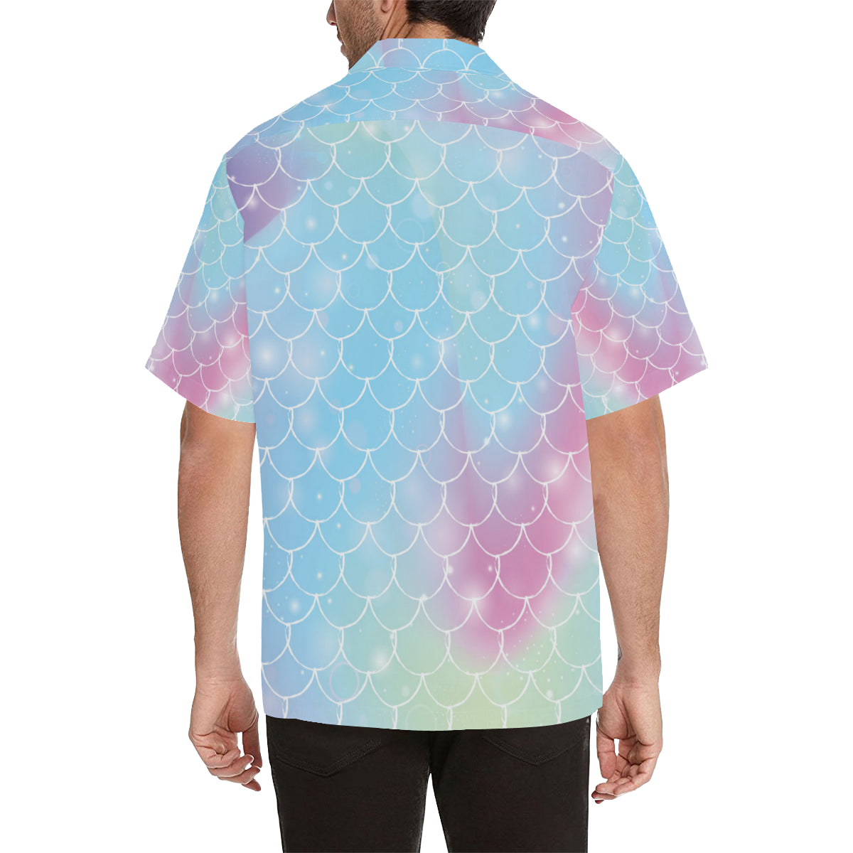 Rainbow Pattern Print Design A06 Men's Hawaiian Shirt