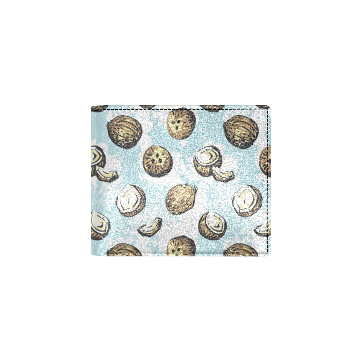 Coconut Pattern Print Design CN01 Men's ID Card Wallet