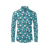 Butterfly Pattern Print Design 012 Men's Long Sleeve Shirt