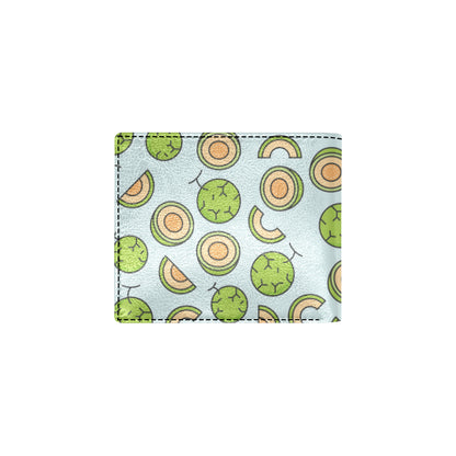 Cantaloupe Pattern Print Design 02 Men's ID Card Wallet