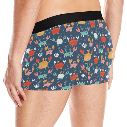 Crab Pattern Print Design 05 Men's Boxer Briefs