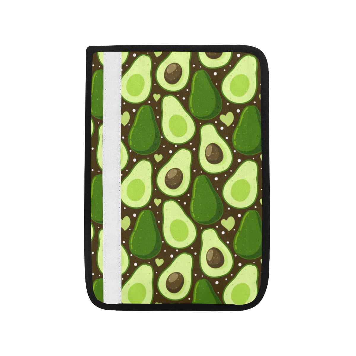Avocado Pattern Print Design AC04 Car Seat Belt Cover