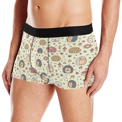 Hedgehog Cute Pattern Print Design 01 Men's Boxer Briefs