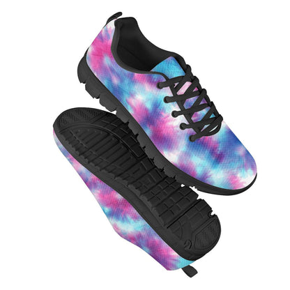 Tie Dye Blue Pink Women Sneakers Shoes