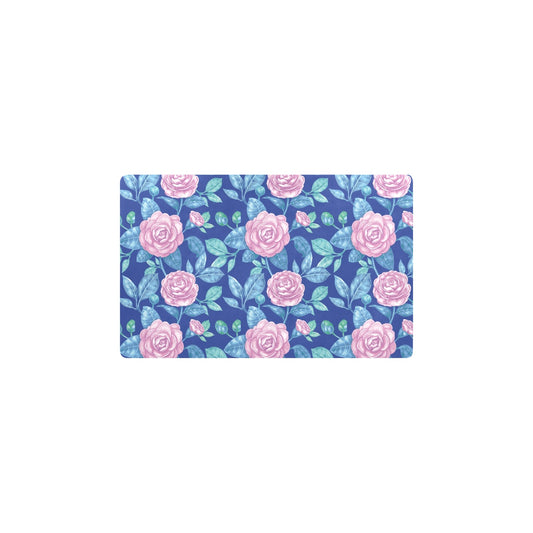 Camellia Pattern Print Design CM05 Kitchen Mat