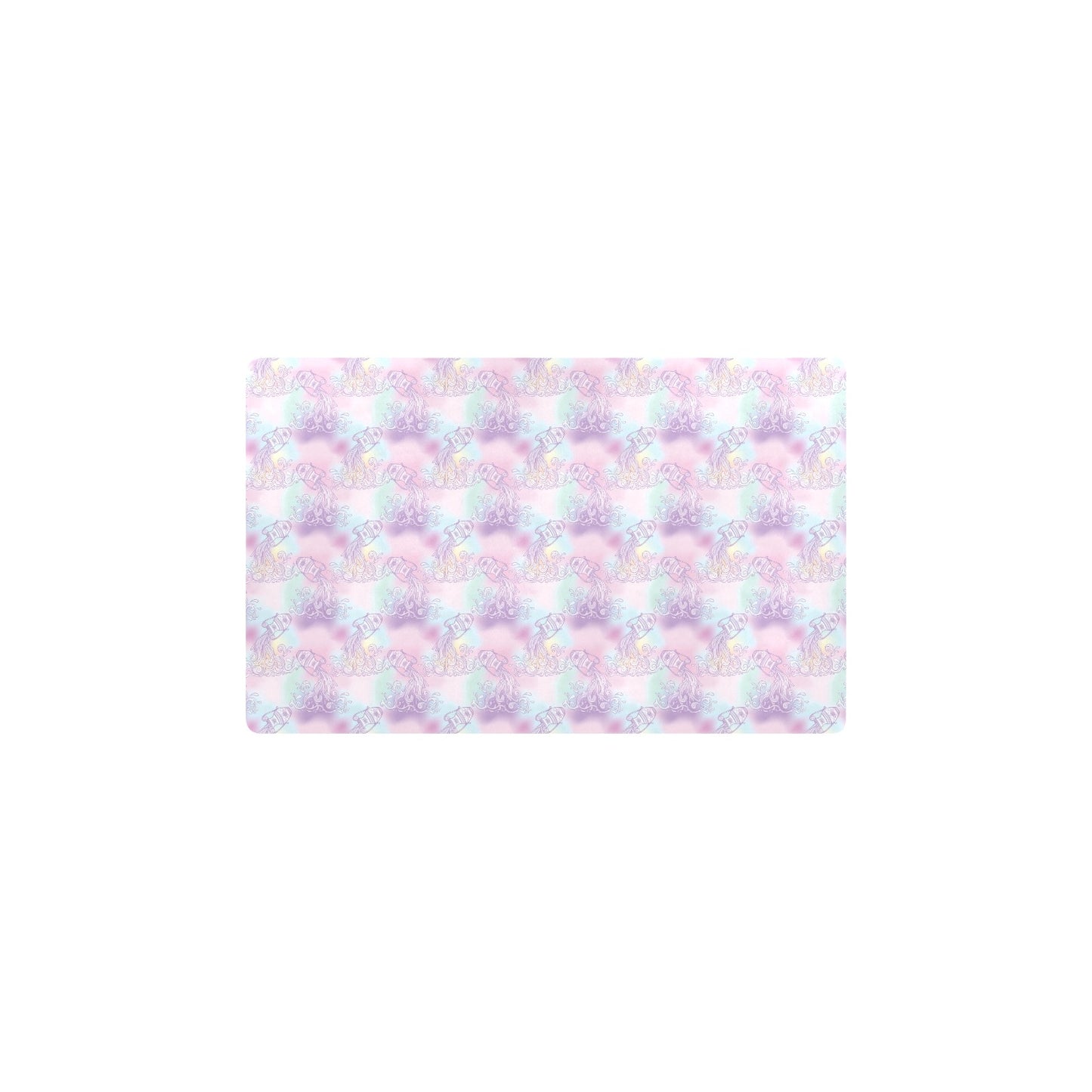Aquarius Zodiac Pattern Print Design 01 Kitchen Mat
