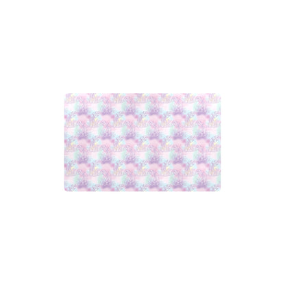 Aquarius Zodiac Pattern Print Design 01 Kitchen Mat
