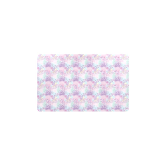 Aquarius Zodiac Pattern Print Design 01 Kitchen Mat