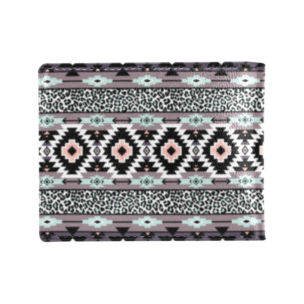 Safari Pattern Print Design LKS302 Men's ID Card Wallet