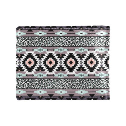 Safari Pattern Print Design LKS302 Men's ID Card Wallet