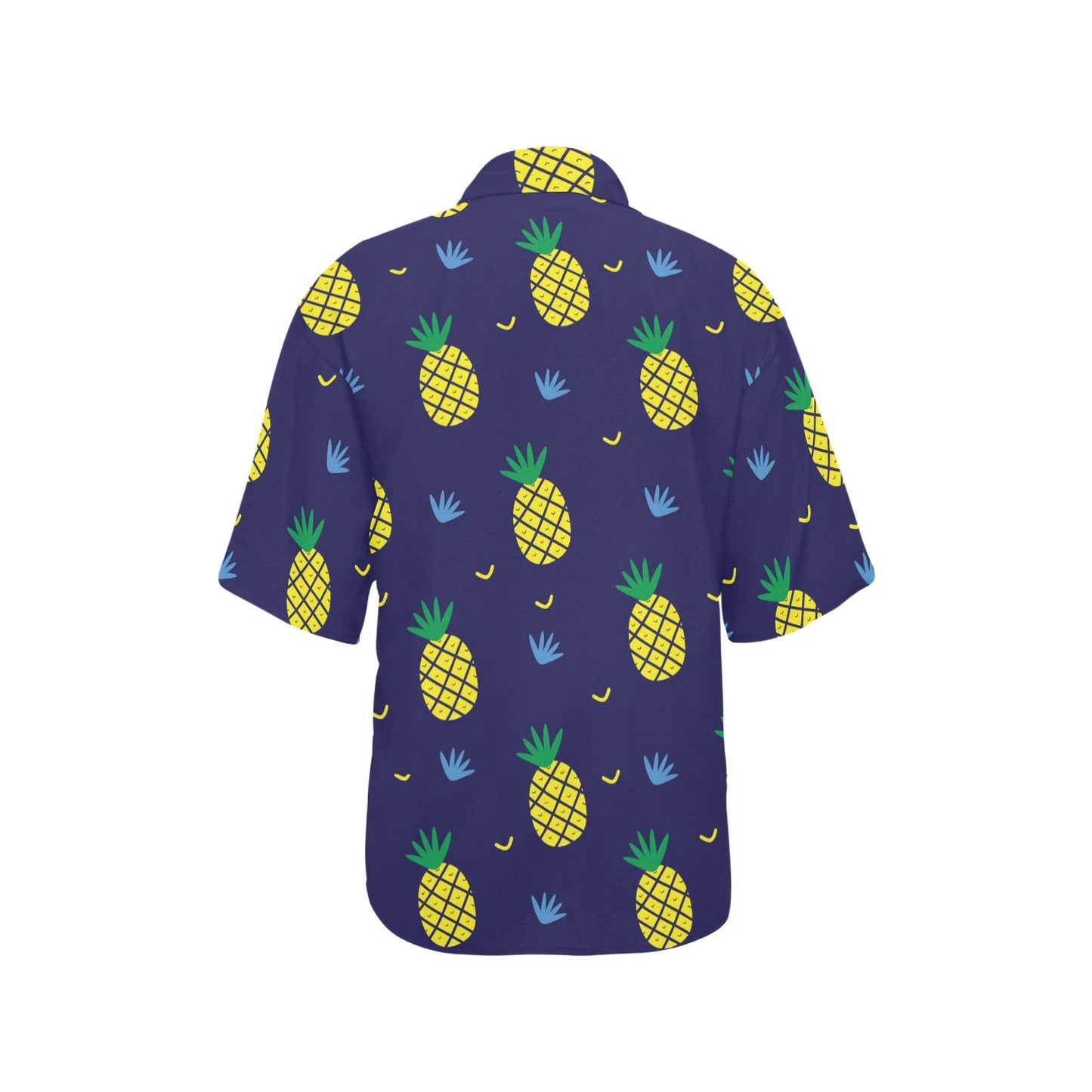 Pineapple Pattern Print Design A01 Women's Hawaiian Shirt