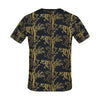 Tiger Gold Print Design LKS307 Men's All Over Print T-shirt