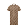 Horse Brown Print Design LKS307 Men's Romper