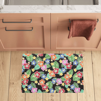 Hawaiian Themed Pattern Print Design H010 Kitchen Mat