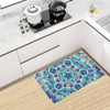 Kaleidoscope Pattern Print Design 03 Kitchen Mat