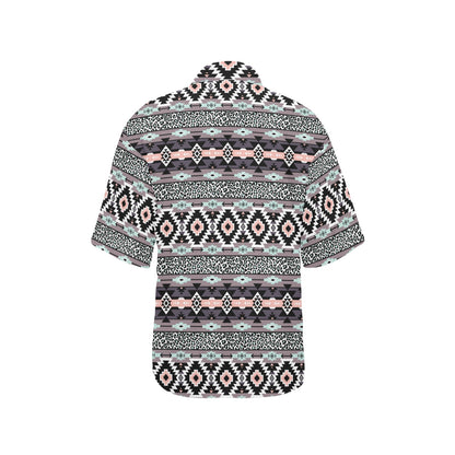 Safari Pattern Print Design LKS302 Women's Hawaiian Shirt