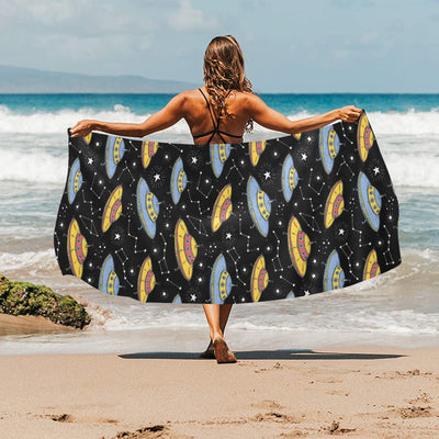 UFO Print Design LKS307 Beach Towel 32" x 71"