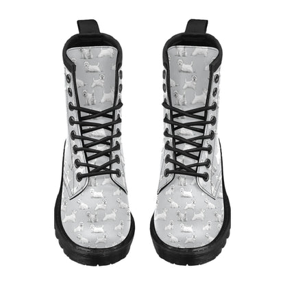 Scottish Terriers Print Design LKS3011 Women's Boots