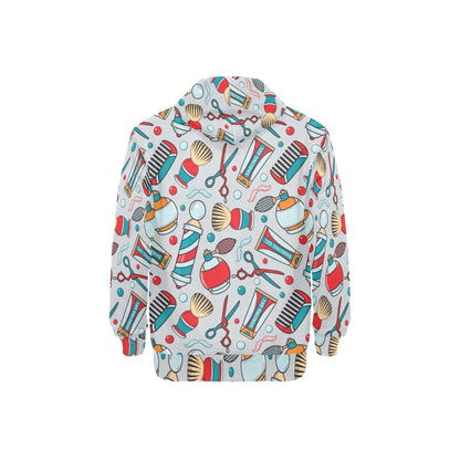 Barber Design Print Pattern JJ006 Men's Pullover Hoodie